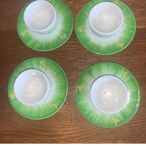 Pottery Barn PAIR egg cups. NWT. TOOOOOOO CUTE!!! - Picture 2 of 2